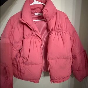 TALULAH Vibrant Pink Puffer Jacket